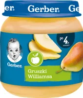 Gruszki Gerber Williams dla niemowląt po 4 miesiącu życia 125 G