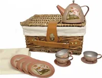 Egmont Toys Teeservice Dose Hirsch im Weidenkorb 27x21x12 cm