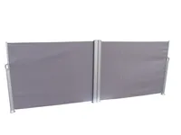Leco Doppel-Seitenmarkise anthrazit - Maße: 600 cm x 160 cm; 24400114