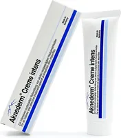 aknederm Creme intens 30g - krém proti pupínkům se zinkem - intenzivní noční péče pro akutní, silně znečištěnou pleť - matující zinkový krém proti pupínkům - bez parfemace - veganský