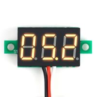 0,28 Mini Digital-Voltmeter mit LED Anzeige, 0-99V, 3-Wire, gelb