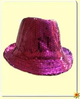 Damen-Hut Discoqueen, lila,  Fasching Karneval