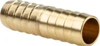tecuro Reparatur - Röhrchen/Schlauchverbinder 3/4 Zoll (19 mm) Messing blank