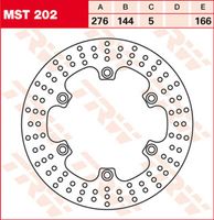 Tarcza hamulcowa TRW Lucas 692-202 MST202 stała