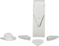 Börner V1 Gemüsehobel Starter Set, Kartoffelschneider Gurkenhobel Gemüseschneider Küchenreibe Pommesschneider Obstreibe Krauthobel, Farbe:Weiß