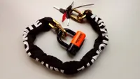 Kryptonite New York Chain 1210 & Evolution Disc Orange/Black Kette-Schloss