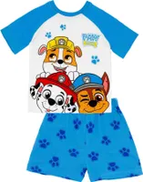 Paw Patrol - Schlafanzug für Jungen  kurzärmlig NS7538 (86) (Blau/Weiß)