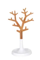 MSV Schmuckbaum Schmuckständer Bambus Weiß Höhe: 29,8cm