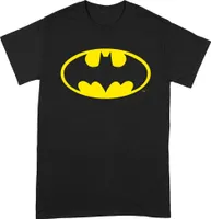 Batman - T-Shirt für Herren/Damen Uni BI104 (XL) (Schwarz/Gelb)
