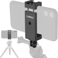 Stativkopfadapter für Telefonhalterung aus Metall mit Kaltschuhhalterung für Gopro-Zubehör