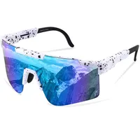 Sport Sonnenbrille Herren Fahrradbrille für Damen Sportbrille Schutz Radsportbrillen für Outdooraktivitäten