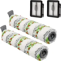 Bürstenwalze für Bissell CrossWave X7 Pet Pro 2955N,3479N Multi-Surface All in One Nass-Trocken-Staubsauger und Filter (Grünes Haustier)