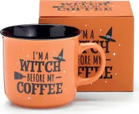 ";I'm a Witch Before My Coffee"; Halloween Tasse