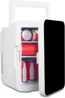 Kesser® 2in1 Mini Kühlschrank 4 Liter Edelstahl, mit Kühl- und  Heizfunktion, 45 Watt, Steckdose und am Zigarettenanzünder, 12 Volt un…