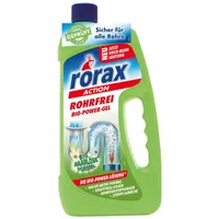 rorax RohrfreiPower Gelový čistič rúr šetrný k životnému prostrediu 1000 ml