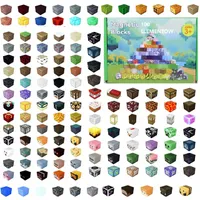 Magnetische Minecraft Bausteine – 100 Starke Magnetwürfel + 1 Figur – Kreatives Spielset für Kinder – Fördert Fantasie & Feinmotorik