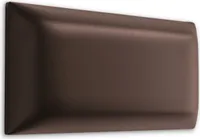 Muralo Polsterpaneel Wandpaneel Ökoleder WANDKISSEN Bettkopfteil Wandpolster Braun 90 cm x 15 cm