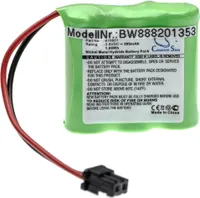vhbw Akku Ersatz für Dentsply 670601 für Medizintechnik (300 mAh, 3,6 V, NiMH)
