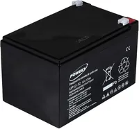 Powery Blei-Gel-Akku für E-Bike Elektrofahrrad 12V 12Ah
