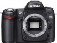 Nikon D80 Digital SLR Camera, 10.2 MP, CCD, auto, Rote-Augen-Reduzierung, sd, LCD, 63.5 mm (2.5 ")