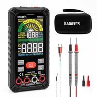 KAIWEETS Multimeter with 10,000 Counts, Rechargeable Digital Multimeter with True RMS Auto Range, Intelligent Current Meter Measures Voltage, Current, Resistance, Continuity, Frequency