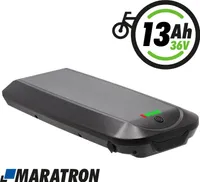 Maratron Gepäckträger-Akku YJ145 - 36V 13Ah (468Wh) - für E-Bikes von Telefunken, Zündapp, Chrisson u.v.m.