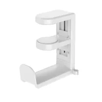 Kopfhörer Ständer Kopfhörerhalter mit 360° drehbarem Headset Halterung Halter,für Headphone Stand, Schreibtisch-Kopfhöreraufhänger,Headset,Weiß