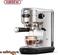 HiBREW H11 Kaffeemaschine Cafetera 19 Bar Inox Halbautomatisch Super Slim ESE POD & Pulver Espresso Cappuccino Maschine Heißwasser