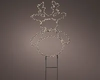 LED Gartenstecker Rentier Beleuchtung Weihnachten