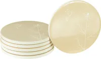 Podkładka na stół wiosenny ptak kwiat ceramiczna Ø11cm zestaw 6 szt