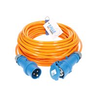 CEE Verlängerung Kalle Blue Signal H07BQ-F 3G 2,5 in orangener Signalfarbe 10 Meter