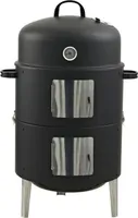 GLÜHZONE RS 400, Räucherofen Smoker XL, 3 in 1 Watersmoker, BBQ Grill, Feuerstelle