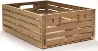 Obst- Gemüsekiste Klappbox im Holzdesign 60x40x21,8 cm