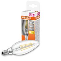 Osram LED Leuchtmittel Retrofit Classic B E14 6W warmweiß, klar