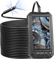 Endoskopkamera Inspektionskamera 1080P Rohrkamera mit 15m Kabel und 5" Display - für professionelle Inspektionen