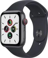 Apple Watch SE (1. Gen) 44mm (A2356) Space Gray Alu Sport Band Midnight CEL Neu