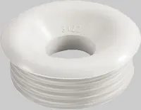 Haas WC Spülrohrverbinder, weiß