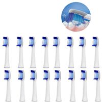20 Stk zahnbürsten Aufsteckbürsten geegnet für S15 S26 S32-4 Puls Sonic Ersatz slim Zahnbürsten Clean Zahnbürstenaufsatz