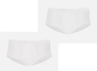 2 Trigema Herren Kurz-Slip Weiss 85377/2 Fb. 001 Gr.7 (XL)