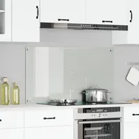 vidaXL Küchenrückwand Transparent 120x60x0,6 cm Sicherheitsglas