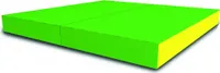 Tělocvičná podložka 2-dílná 100x100x10 | měkká podlahová podložka | gymnastická podložka | fitness podložka