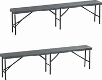 relaxdays pivná lavica sada 2 180 cm