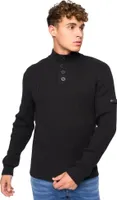 Crosshatch - "Wellburys" Pullover für Herren BG1875 (XL) (Schwarz)