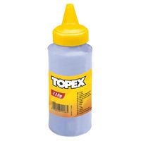 Topex Schlagschnurfarbe blau für Schlagschnur, Markierungsfarbe, Linienmarkierungskreide, Farbe für Malerstrich, 115g, blau