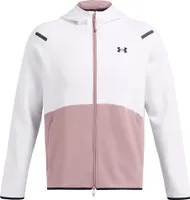 Under Armour Unstoppable Fleece Eu Reißverschlusspullover Weiß 2XL / Regular Mann Weiß 2XL
