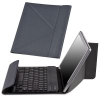 10.1 Zoll Tablet Hülle mit BT-Tastatur, universelle magnetische Abdeckung mit Standfunktion, faltbar und tragbar - Mitternachtsblau