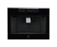 Electrolux KBC85X, Espresso kávovar, 1,8 l, Kávová zrna, Mletá káva, Vestavěný mlýnek, 1350 W, Černá