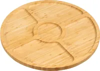 Kesper Snack-Tablett Bambus 35 cm Serviertablett