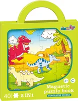 Puzzle magnetické - dinosauři