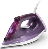 Philips Bügeleisen 3000 Series mit Keramikbügelsohle, 40 g/min konstanter Dampf, 2600 W, Violett (DST3041/30)